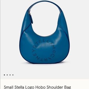 Brand new Small Stella Logo Hobo Shoulder Bag, color teal.Dust bag included